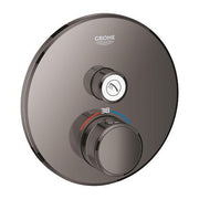 Grohe Grohtherm SmartControl round thermostatic trim set 1 control 29118A00 in Hard Graphite