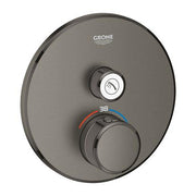 Grohe Grohtherm SmartControl round thermostatic trim set 1 control 29118AL0 in Brushed Hard Graphite