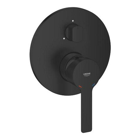 Grohe Lineare concealed three-way diverter trim 240952431 in Matt Black
