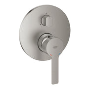 Grohe Lineare concealed three-way diverter trim 24095DC1 in SuperSteel
