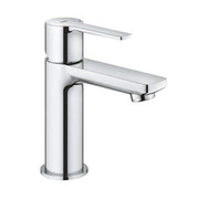 Grohe Lineare basin mixer XS-Size with push-open waste 23791001 in StarLight Chrome