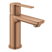 Grohe Lineare basin mixer XS-Size with push-open waste 23791DL1 in Brushed Warm Sunset