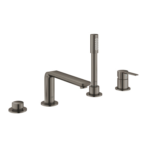 Grohe Lineare four-hole bath mixer 19577AL1 in Brushed Hard Graphite