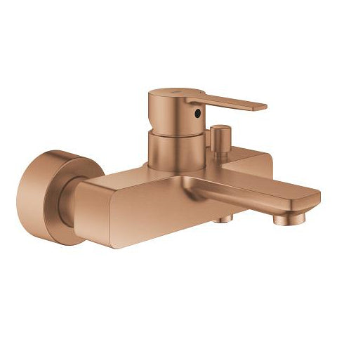 Grohe Lineare exposed bath shower mixer 33849DL1 in Brushed Warm Sunset
