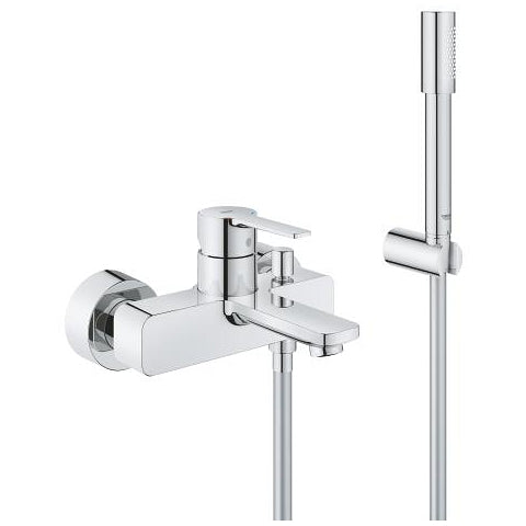 Grohe Lineare exposed bath shower mixer with shower set 33850001 in StarLight Chrome