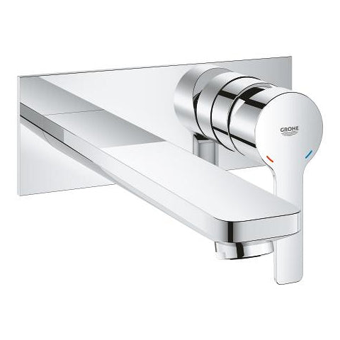Grohe Lineare wall-mounted basin mixer trim set L-Size 23444001 in StarLight Chrome