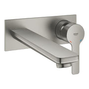 Grohe Lineare wall-mounted basin mixer trim set L-Size 23444DC1 in SuperSteel