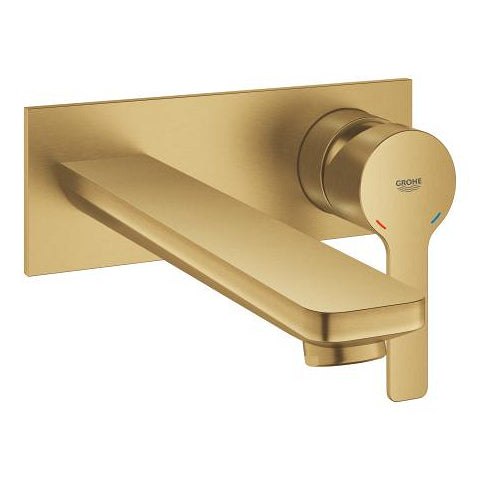Grohe Lineare wall-mounted basin mixer trim set L-Size 23444GN1 in Brushed Cool Sunrise