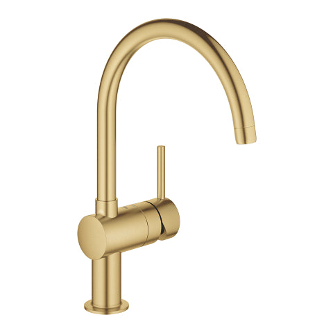 Grohe Minta kitchen sink mixer C-spout 32917GN0 in Brushed Cool Sunrise