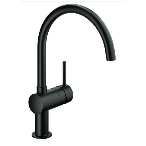 Grohe Minta kitchen sink mixer C-spout 32917KS0 in Stainless Steel