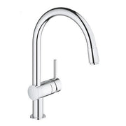 Grohe Minta kitchen mixer C-spout extractable mousseur 32918000 in StarLight Chrome