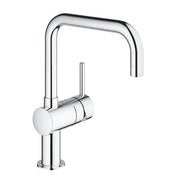 Grohe Minta kitchen sink mixer U-spout 32488000 in StarLight Chrome