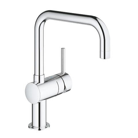 Grohe Minta kitchen sink mixer U-spout 32488000 in StarLight Chrome