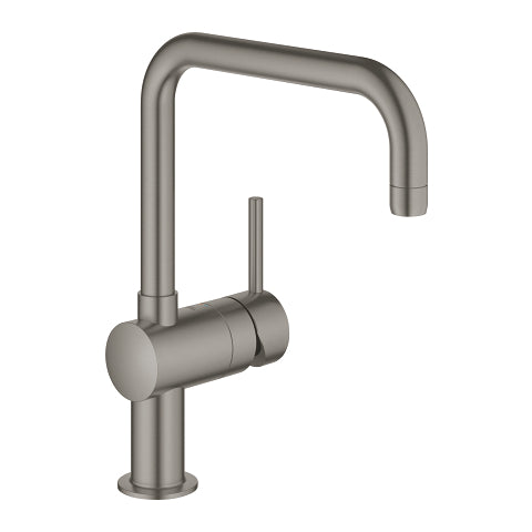 Grohe Minta kitchen sink mixer U-spout 32488AL0 in Brushed Hard Graphite