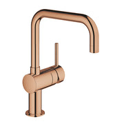 Grohe Minta kitchen sink mixer U-spout 32488DA0 in Warm Sunset