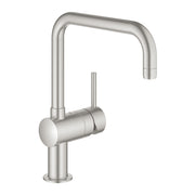 Grohe Minta kitchen sink mixer U-spout 32488DC0 in SuperSteel