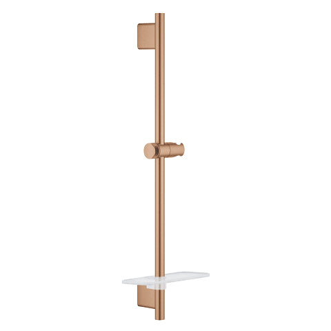 Grohe Rainshower SmartActive shower rail 600mm 26602DL0 in Brushed Warm Sunset