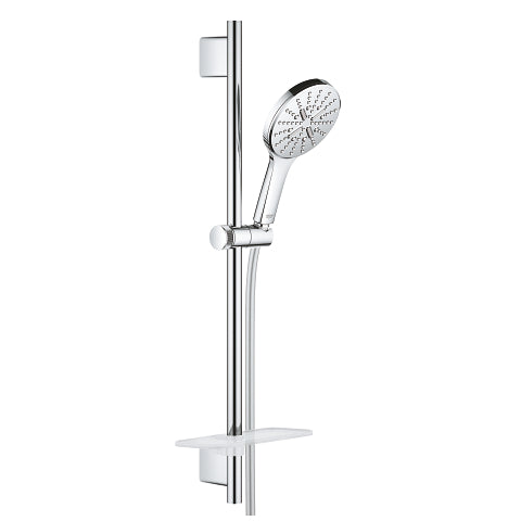 Grohe Rainshower SmartActive 130 shower rail set 600mm 9.5 l/min 26575000 in StarLight Chrome