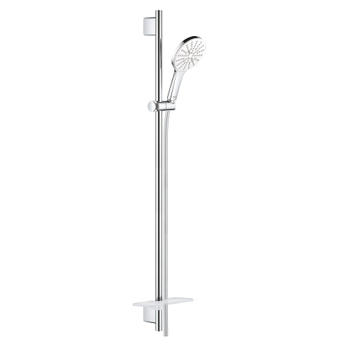 Grohe Rainshower SmartActive 130 shower rail set 900mm 26578LS0 in Moon White