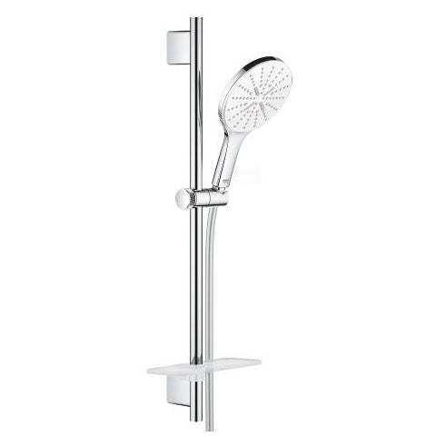 Grohe Rainshower SmartActive 150 shower rail set 600mm 9.5 l/min 26592LS0 in Moon White