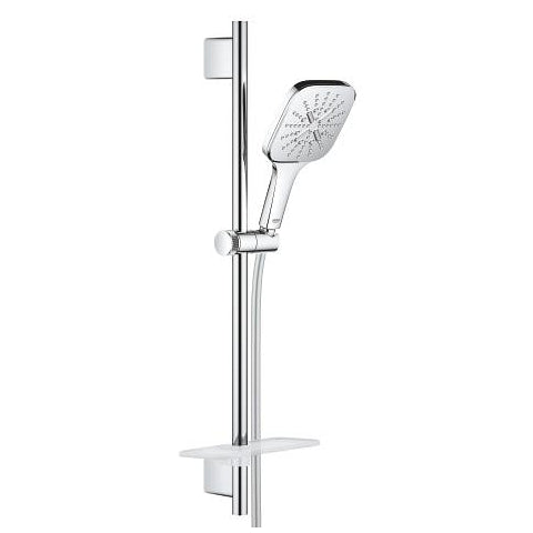 Grohe Rainshower SmartActive Cube 130 shower rail set 600mm 26583000 in StarLight Chrome