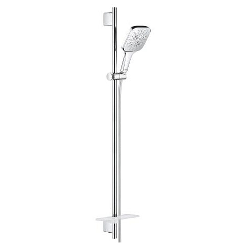 Grohe Rainshower SmartActive Cube 130 shower rail set 900mm 26586000 in StarLight Chrome