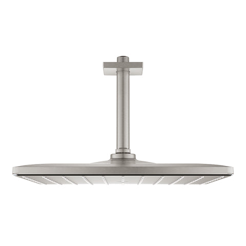 Grohe Rainshower 310 Mono Cube ceiling shower set 142mm 9.5 l/min 26566DC0 in SuperSteel