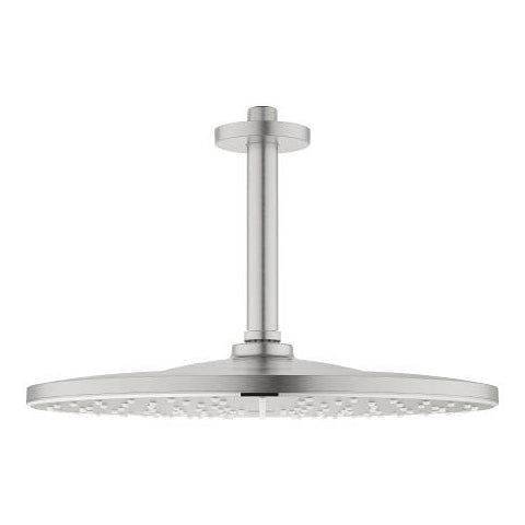 Grohe Rainshower 310 Mono ceiling shower set 142mm 9.5 l/min 26560DC0 in SuperSteel