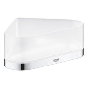 Grohe Selection corner storage basket 41038000 in StarLight Chrome