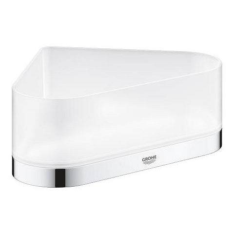 Grohe Selection corner storage basket 41038000 in StarLight Chrome