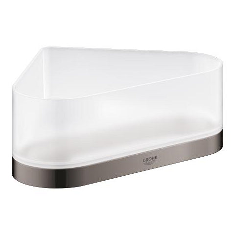 Grohe Selection corner storage basket 41038A00 in Hard Graphite