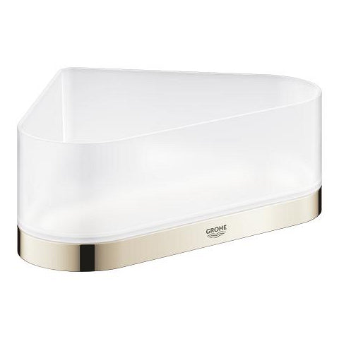 Grohe Selection corner storage basket 41038BE0 in Polished Nickel