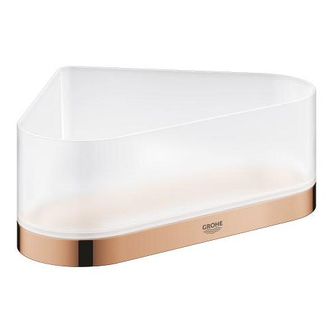 Grohe Selection corner storage basket 41038DA0 in Warm Sunset