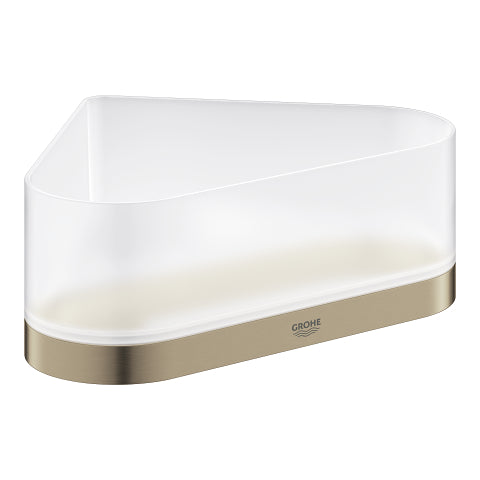 Grohe Selection corner storage basket 41038EN0 in Brushed Nickel