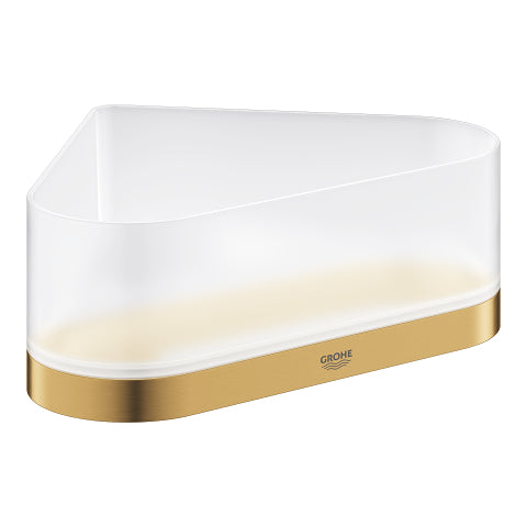 Grohe Selection corner storage basket 41038GN0 in Brushed Cool Sunrise