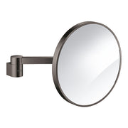 Grohe Selection cosmetic mirror 41077A00 in Hard Graphite