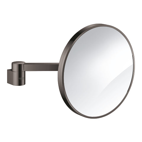 Grohe Selection cosmetic mirror 41077A00 in Hard Graphite