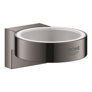 Grohe Selection holder for glass, soap dish or dispenser 41027A00 in Hard Graphite