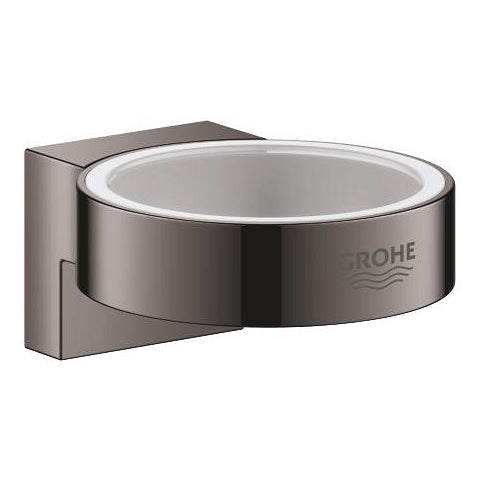 Grohe Selection holder for glass, soap dish or dispenser 41027A00 in Hard Graphite