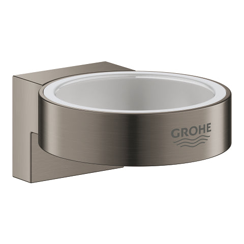 Grohe Selection holder for glass, soap dish or dispenser 41027AL0 in Brushed Hard Graphite