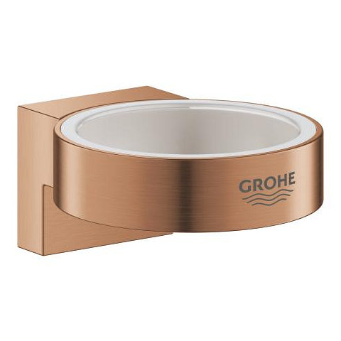 Grohe Selection holder for glass, soap dish or dispenser 41027DL0 in Brushed Warm Sunset