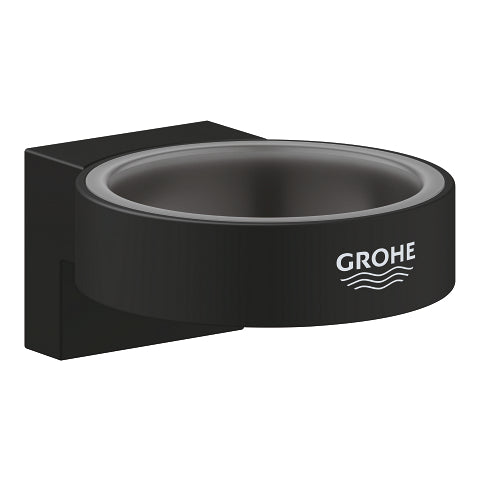 Grohe Selection holder for glass, soap dish or dispenser 41217KF0 in Phantom Black