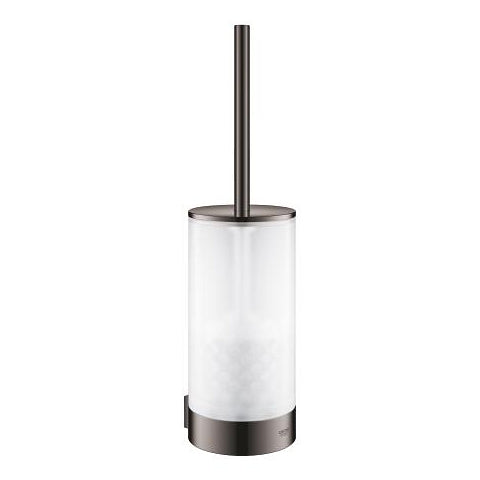 Grohe Selection toilet brush set 41076A00 in Hard Graphite