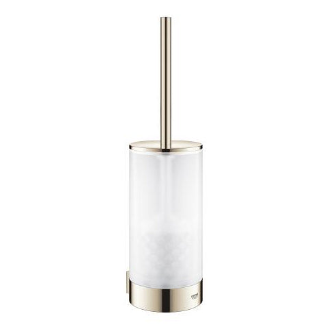 Grohe Selection toilet brush set 41076BE0 in Polished Nickel