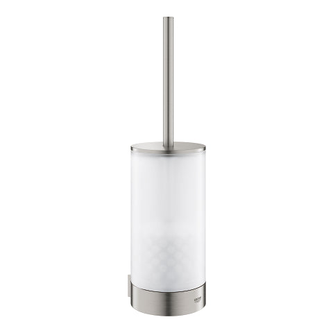 Grohe Selection toilet brush set 41076DC0 in SuperSteel