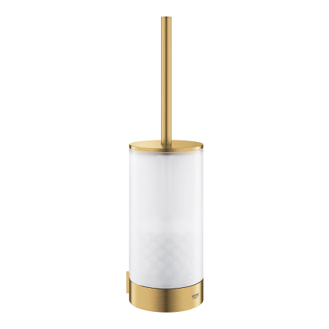 Grohe Selection toilet brush set 41076GN0 in Brushed Cool Sunrise