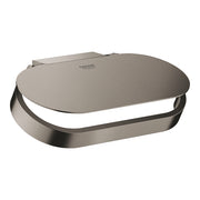 Grohe Selection toilet paper holder with cover 41069AL0 in Brushed Hard Graphite