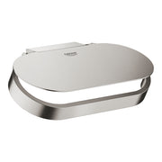 Grohe Selection toilet paper holder with cover 41069DC0 in SuperSteel