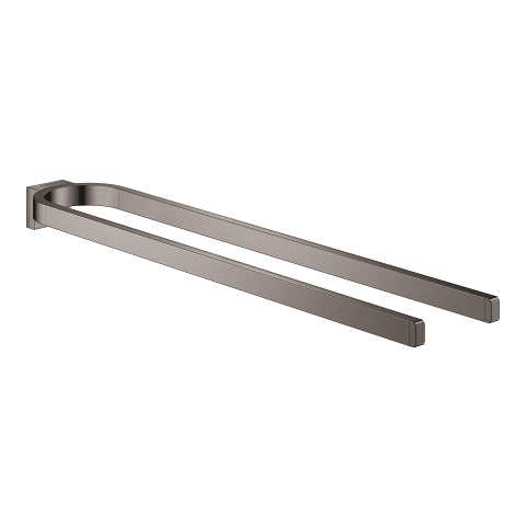 Grohe Selection non-pivotable towel holder 41059A00 in Hard Graphite