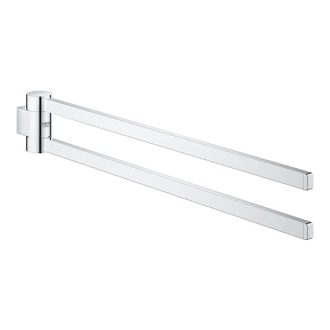 Grohe Selection pivotable towel holder 41063000 in StarLight Chrome
